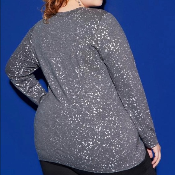 Torrid LoveSick Everyday Super Soft Slub
Distressed Long Sleeve Tee - Picture 2 of 2